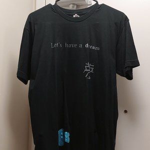 GENTLY USED, VINTAGE LOOK, LET'S HAVE A DREAM TEE SHIRT, LARGE!!!